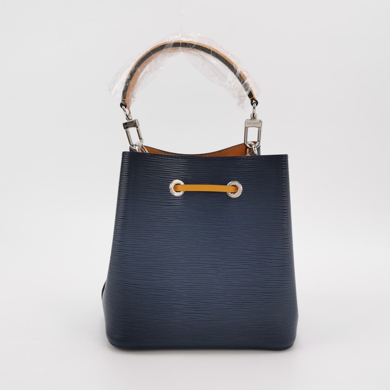 LV 路易威登 Neonoe bb 藍黃拼色 epi 水波紋 芯片款 尺寸約20x20x13-5