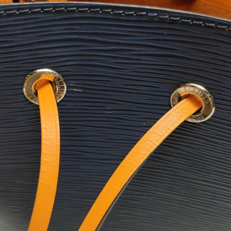 LV 路易威登 Neonoe bb 藍黃拼色 epi 水波紋 芯片款 尺寸約20x20x13-10