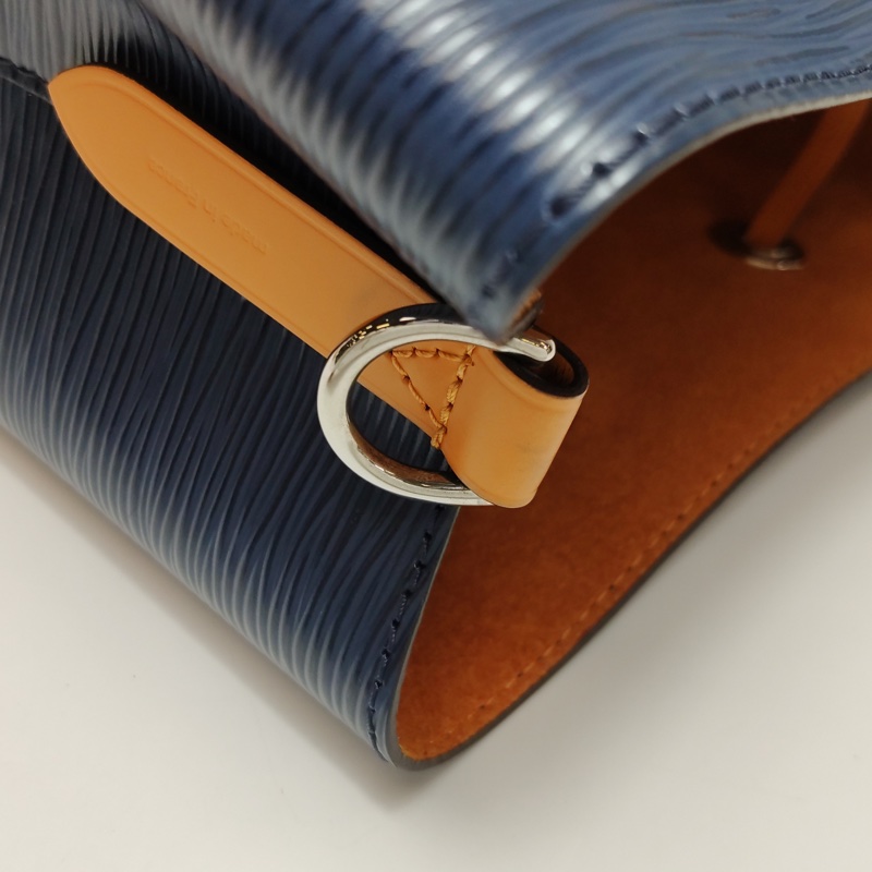 LV 路易威登 Neonoe bb 藍黃拼色 epi 水波紋 芯片款 尺寸約20x20x13-17