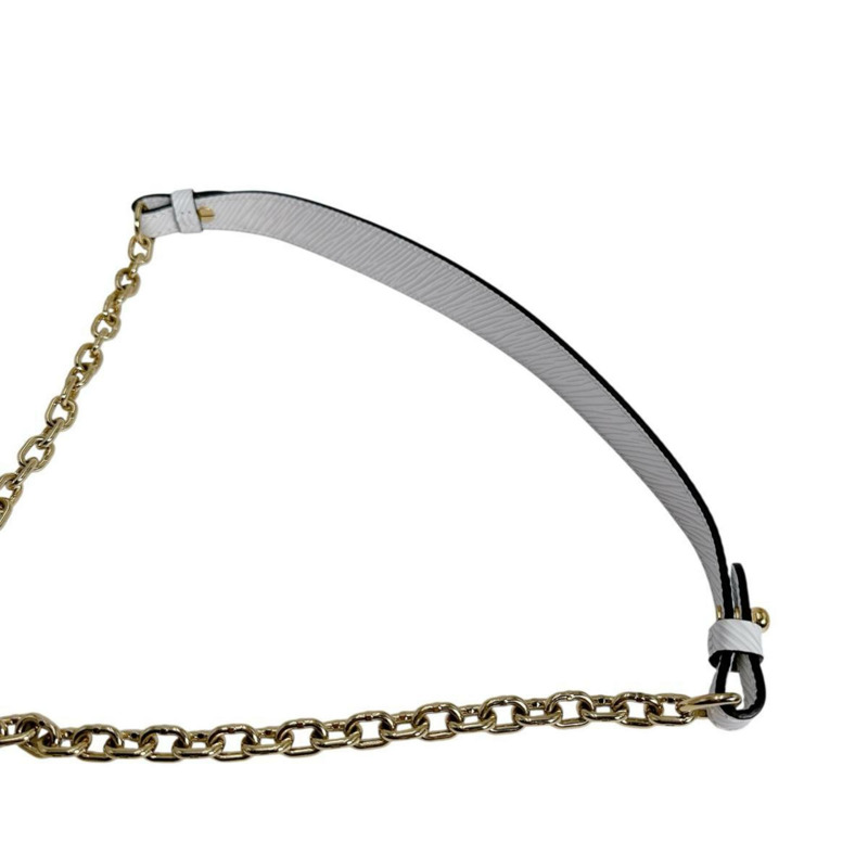Louis Vuitton Twist 中型 Epi 皮革和白色單肩包 M55513 白色-12