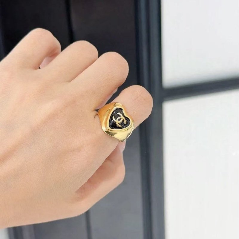 Chanel香奈兒25A高級手工坊限定愛心戒指-0