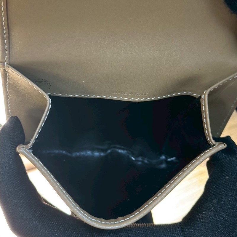 BURBERRY 粉色格紋短夾-4