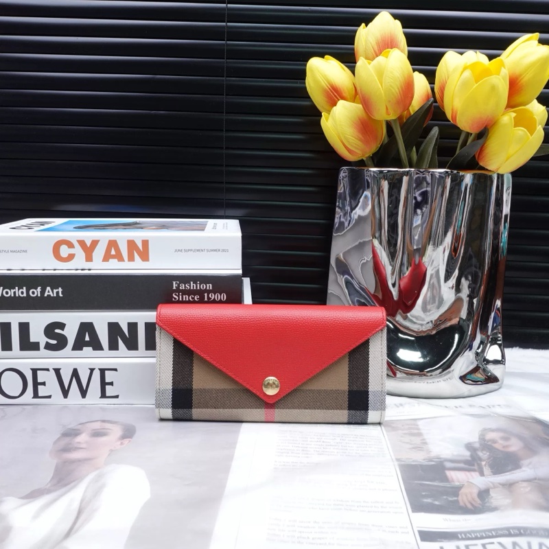 BURBERRY 長夾 全新全配 19.5*10.5 經典格子-0