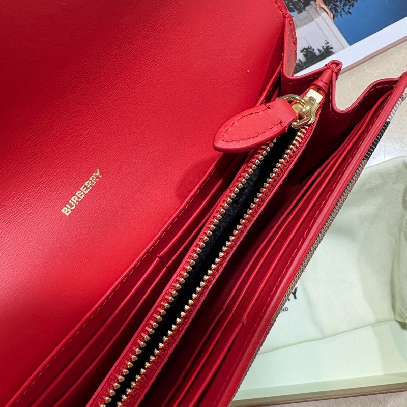 BURBERRY 長夾 全新全配 19.5*10.5 經典格子-3