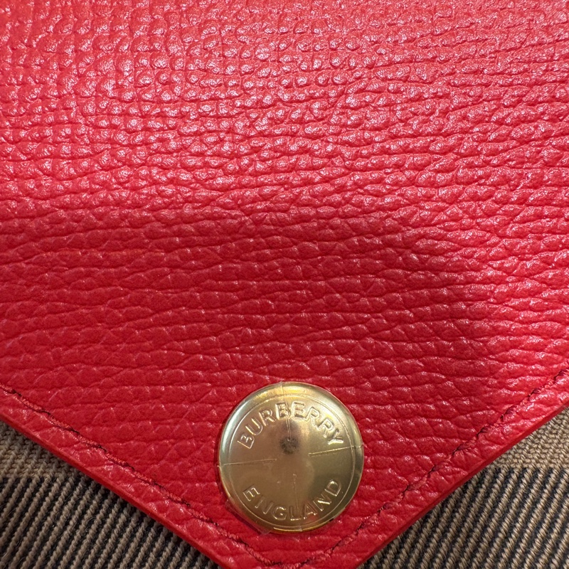 BURBERRY 長夾 全新全配 19.5*10.5 經典格子-6