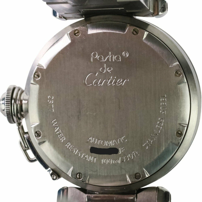 卡地亞 Pasha C Meridian GMT 手錶 W31029M7 2377 銀色錶盤 女款-1