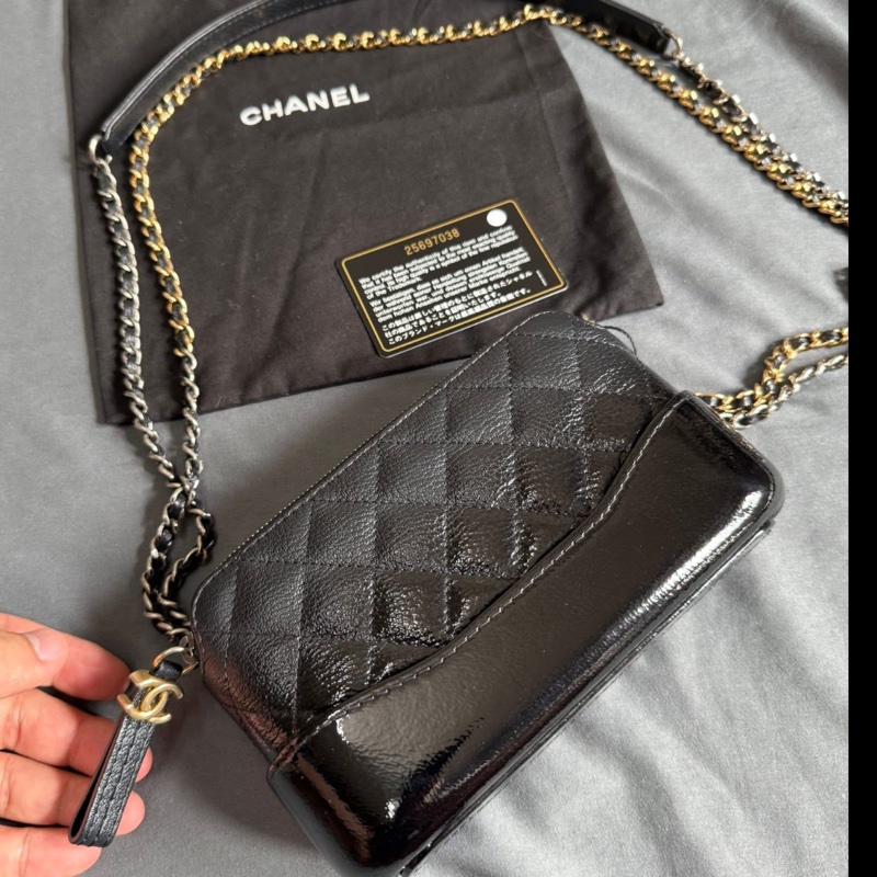 Chanel mini woc流浪包 全黑配色-1