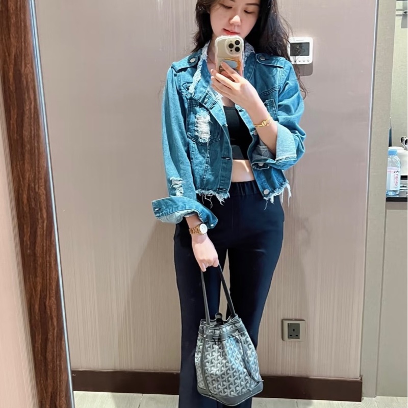 Goyard 水桶包 PetitFlot 高級灰-9