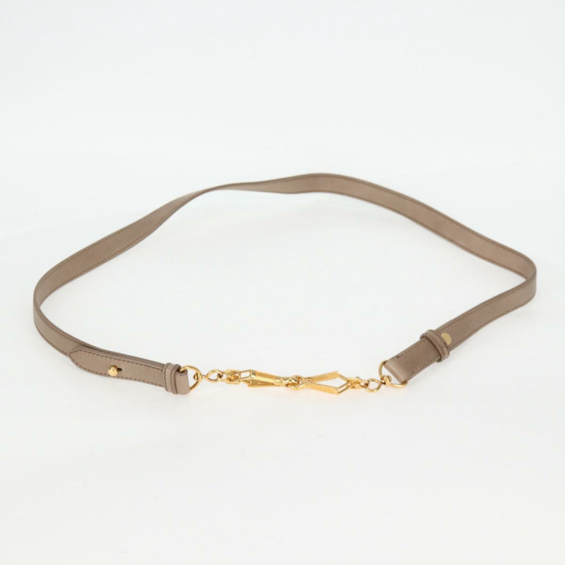 【日本直送】Miu Miu Matelasse 手提包 皮革 2 向 米色 金 正品 132748V-22
