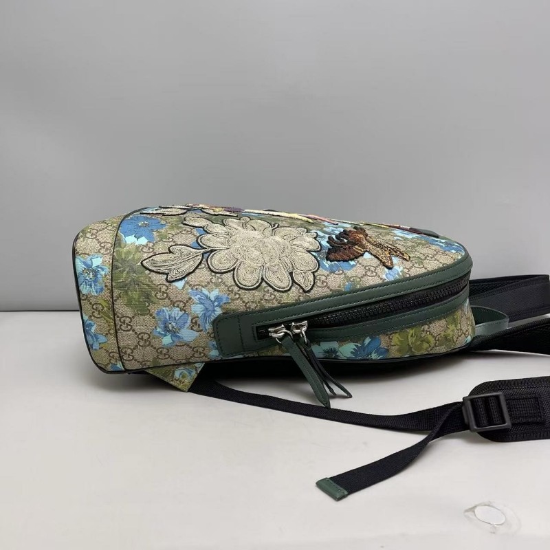 Gucci古馳 老花限量刺繡雙肩包 後背包-2