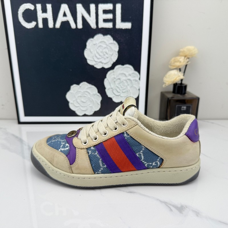 Gucci古馳 紫尾髒髒鞋 34.5碼 下地個位數-3