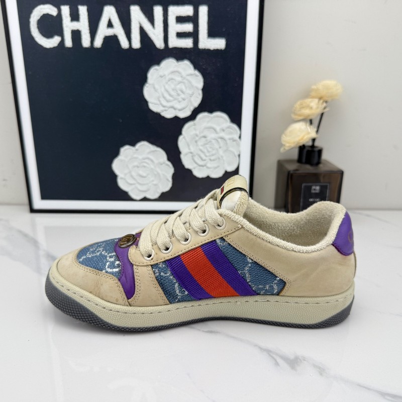 Gucci古馳 紫尾髒髒鞋 34.5碼 下地個位數-6