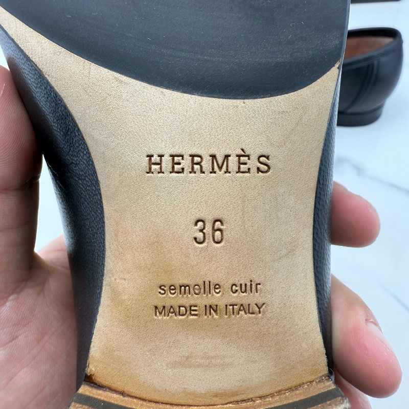 Hermes愛馬仕 大H扣樂福鞋 36碼-8