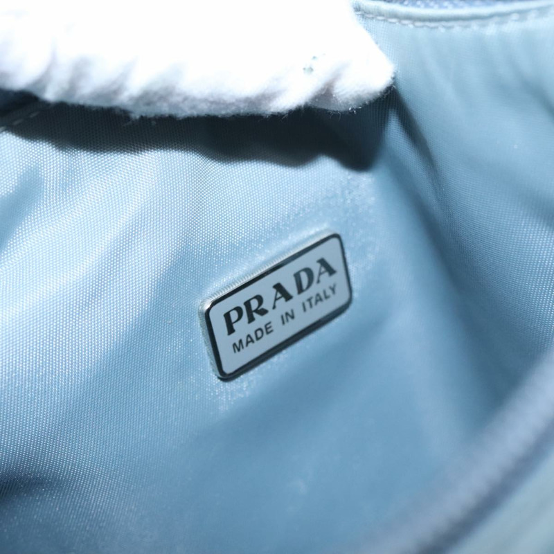 【日本直送】PRADA 尼龍配件包 淺藍色 正品 107212-15