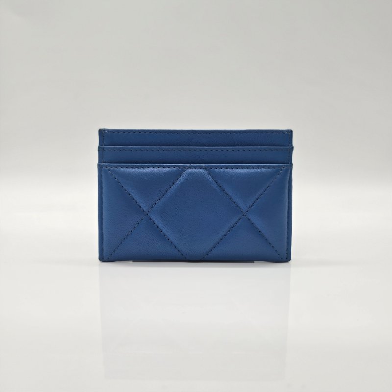 CHAENL 香奈兒 19 系列 天藍色 卡包 卡夾-2