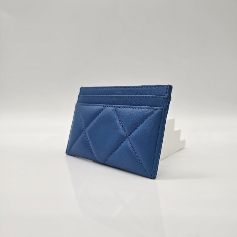 CHAENL 香奈兒 19 系列 天藍色 卡包 卡夾-4