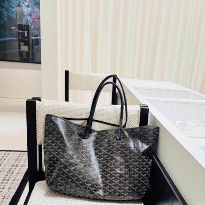 8新✨便宜售Goyard 🖤neverfull黑色托特包 最熱門尺寸pm 肩背包 手提包 購物包 超輕 媽媽包 上班通勤 超級輕 超好裝-0