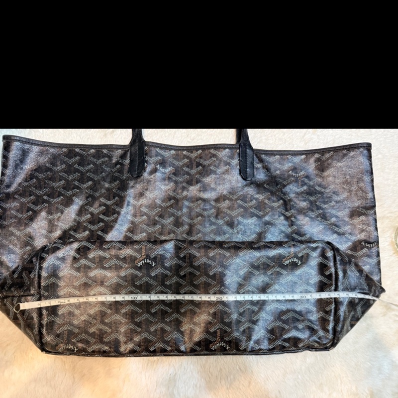 8新✨便宜售Goyard 🖤neverfull黑色托特包 最熱門尺寸pm 肩背包 手提包 購物包 超輕 媽媽包 上班通勤 超級輕 超好裝-3