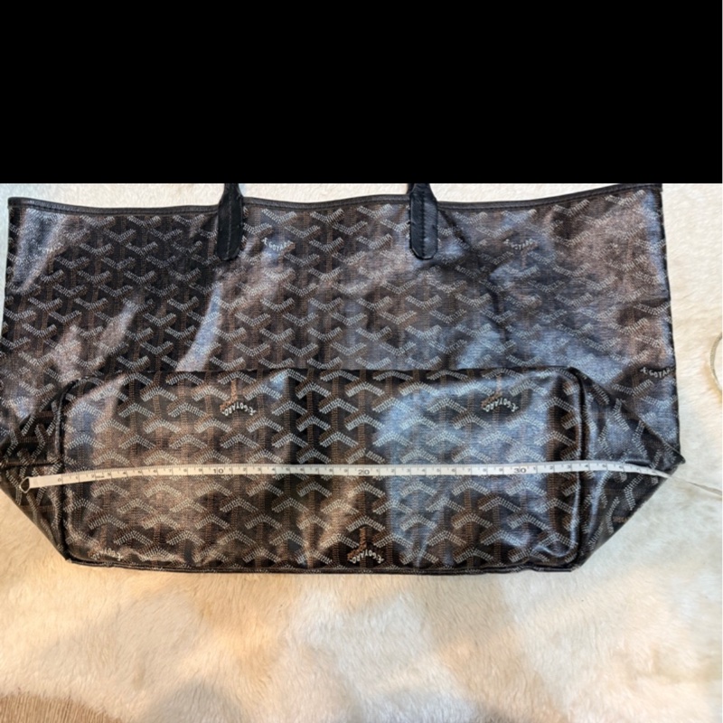 8新✨便宜售Goyard 🖤neverfull黑色托特包 最熱門尺寸pm 肩背包 手提包 購物包 超輕 媽媽包 上班通勤 超級輕 超好裝-4