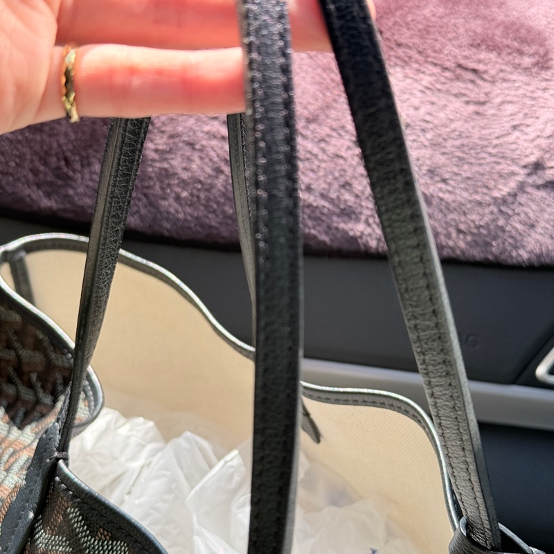 8新✨便宜售Goyard 🖤neverfull黑色托特包 最熱門尺寸pm 肩背包 手提包 購物包 超輕 媽媽包 上班通勤 超級輕 超好裝-7