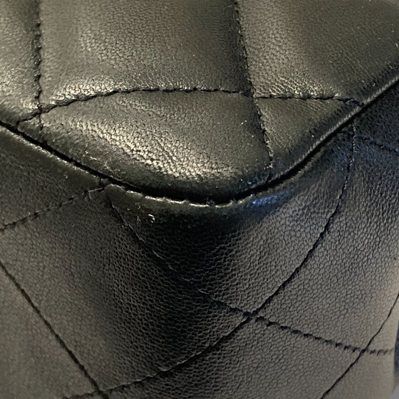 CHANEL 香奈兒 Chanel COCO Rain 30 機場包 羊皮 肩背包 黑色-11