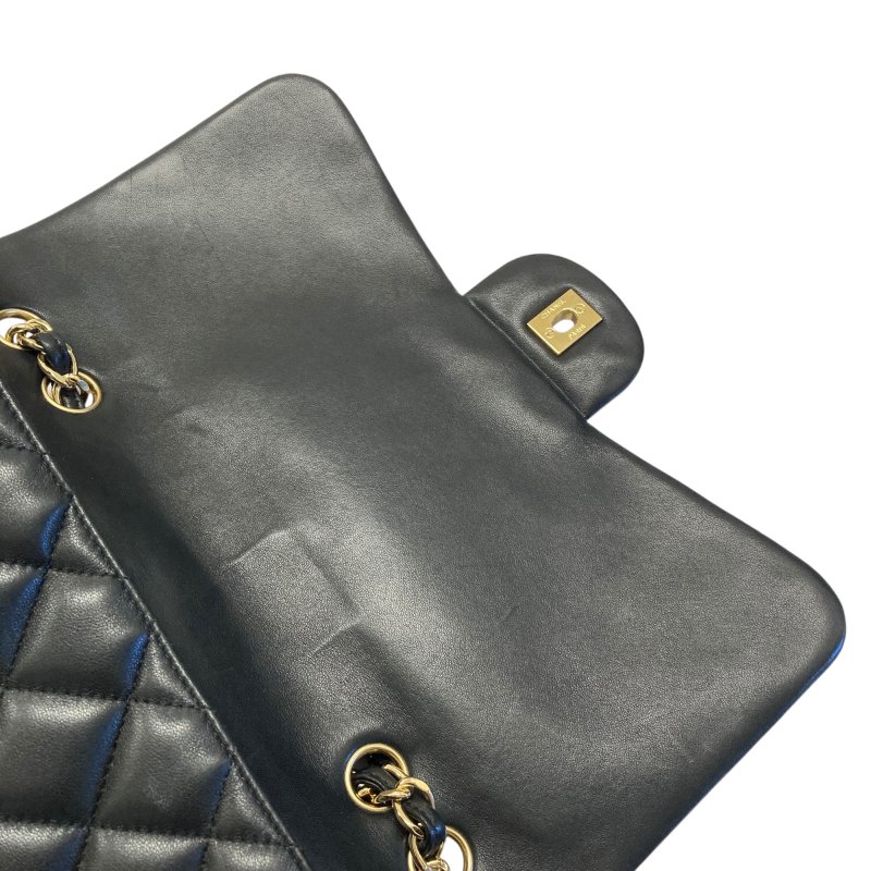 CHANEL 香奈兒 Chanel COCO Rain 30 機場包 羊皮 肩背包 黑色-17