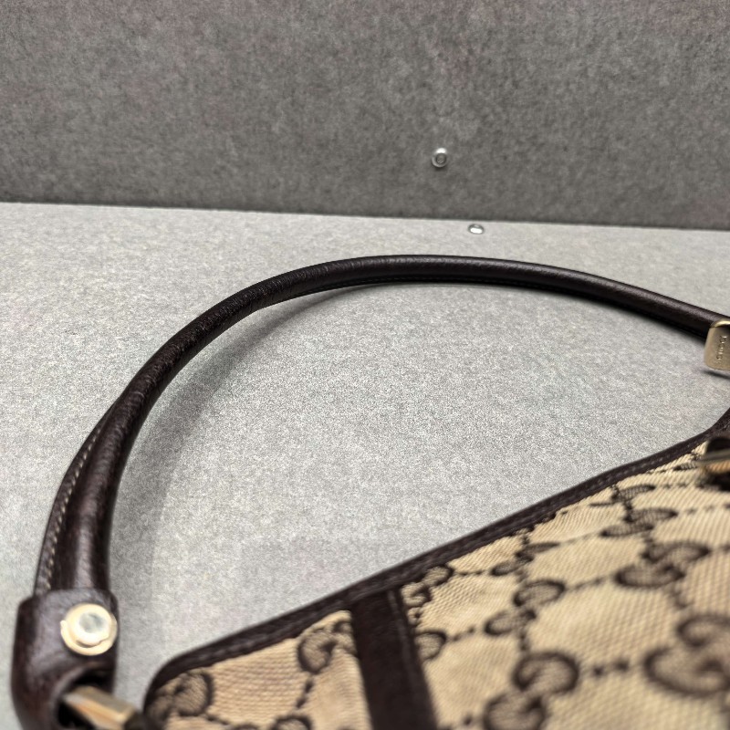 Gucci古馳 老花 帆布麻將包 腋下包 肩背包 手提包-5