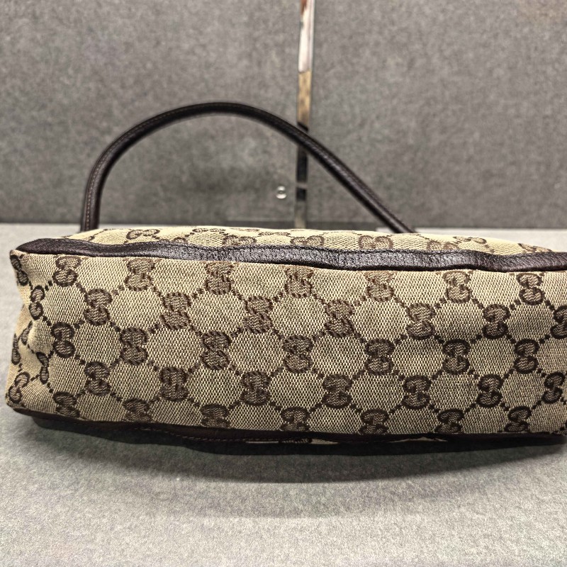 Gucci古馳 老花 帆布麻將包 腋下包 肩背包 手提包-7