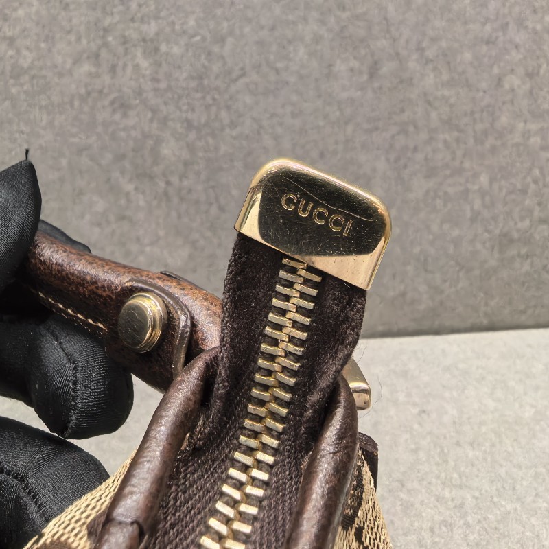 Gucci古馳 老花 帆布麻將包 腋下包 肩背包 手提包-13