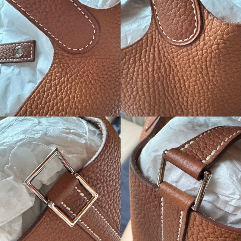 愛馬仕Hermes Picotin 22 金棕銀扣 Y刻-11