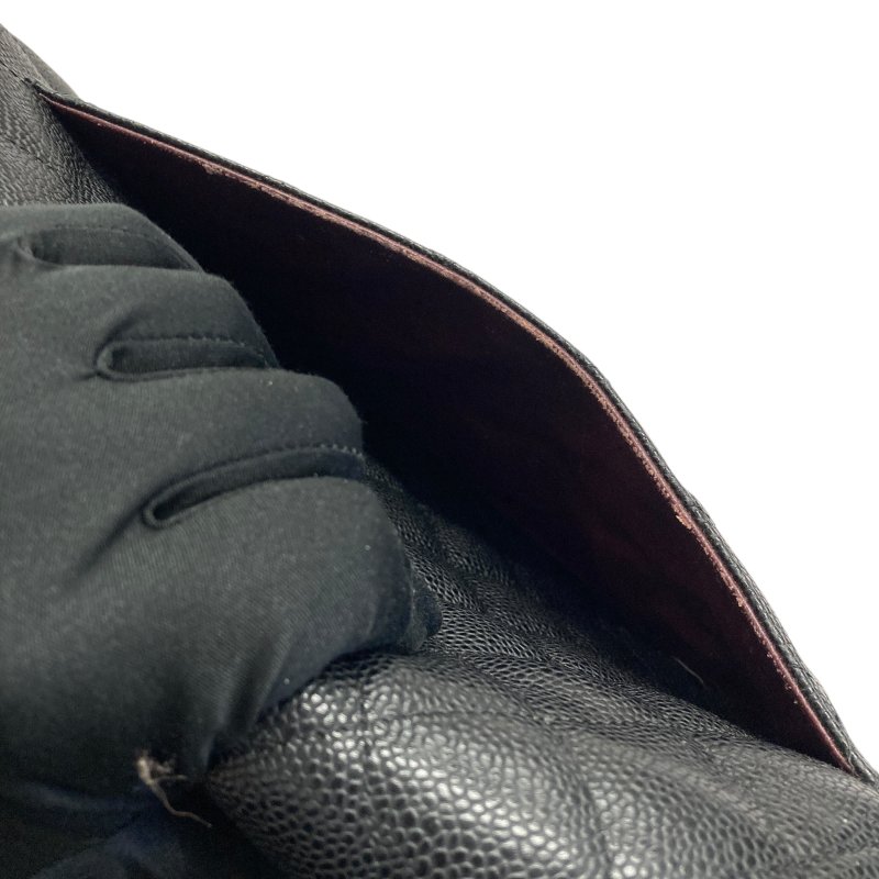 CHANEL 香奈兒 CHANEL CF30 Jumbo 雙翻蓋 荔枝牛皮 肩背包 黑色 銀釦-12