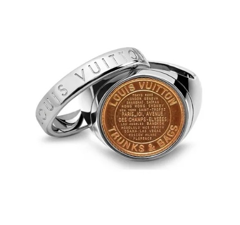 Louis Vuitton LV Americana Coin 戒指 MP2134 #M-4