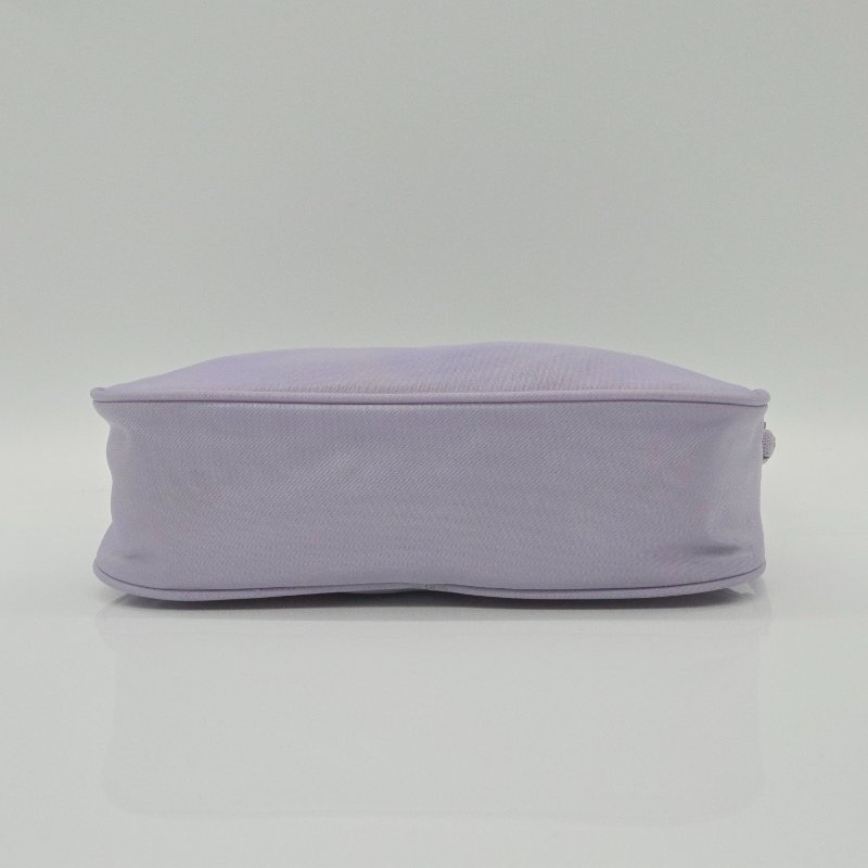 PRADA 普拉達 薰衣草紫 尼龍包 腋下包 單肩包-5