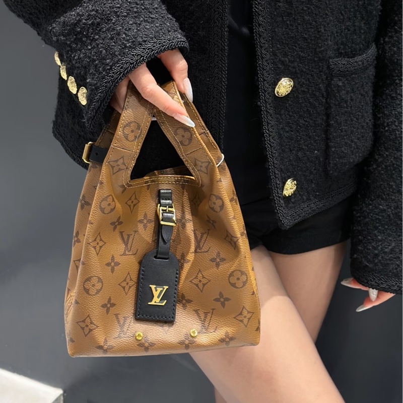 全新LV老花Atlantis BB菜籃子M46816-12