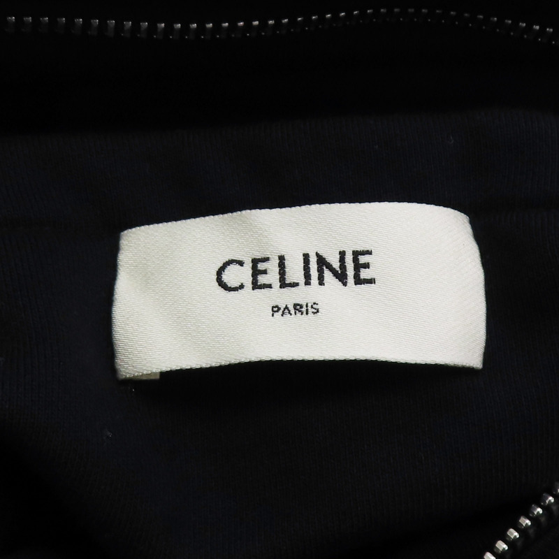 黑色 棉T材質 Sweat 肩背包【CELINE 賽琳】-7