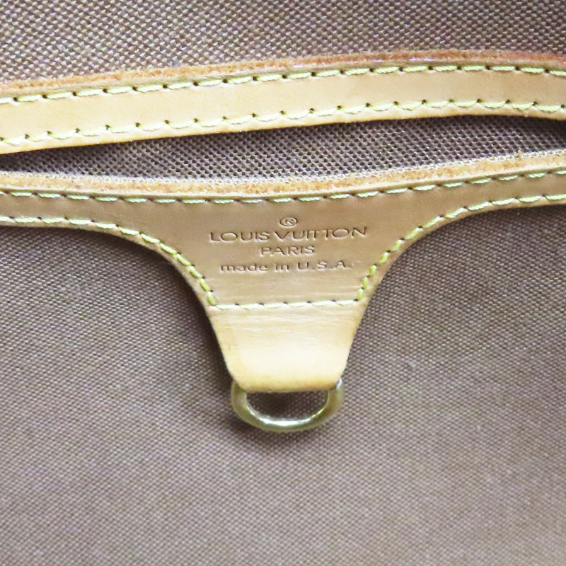 棕色 原花 PVC塗層帆布 Ellipse PM 貝殼包 手提包 M51127-5