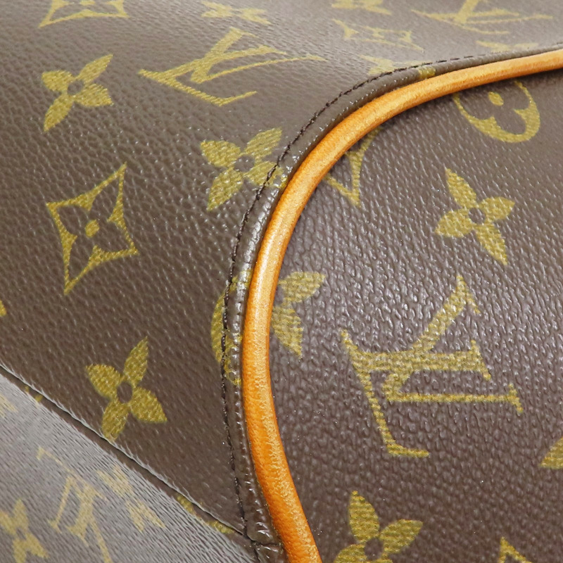 棕色 原花 PVC塗層帆布 Ellipse PM 貝殼包 手提包 M51127-11