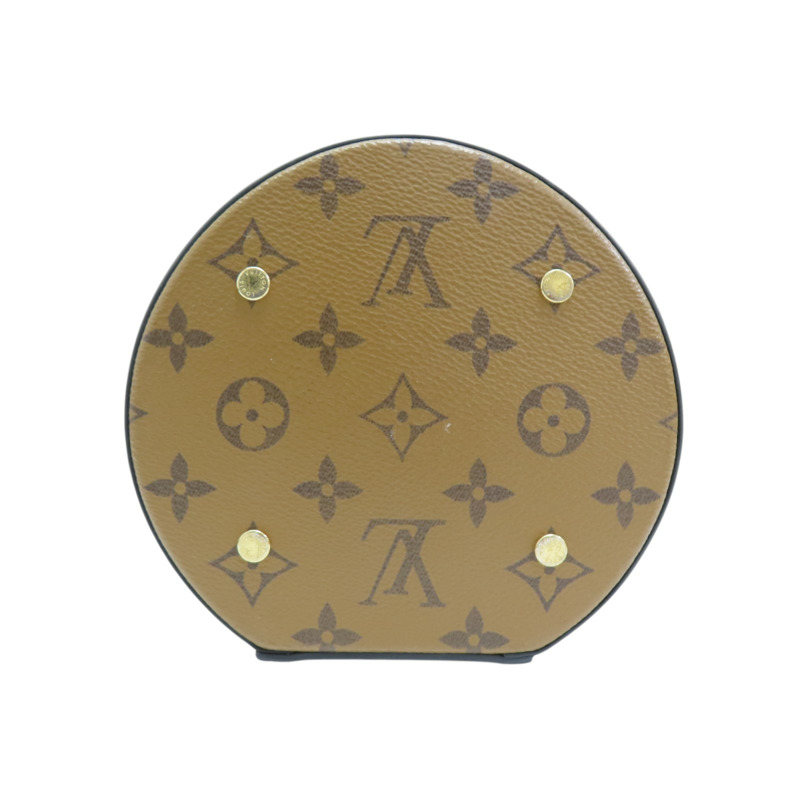 棕色 原花帆布 Cannes 圓筒包 兩用包 M43986-3