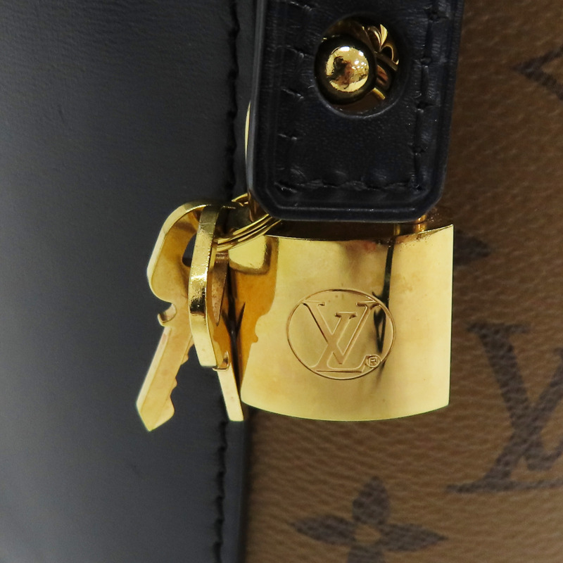 棕色 原花帆布 Cannes 圓筒包 兩用包 M43986-7