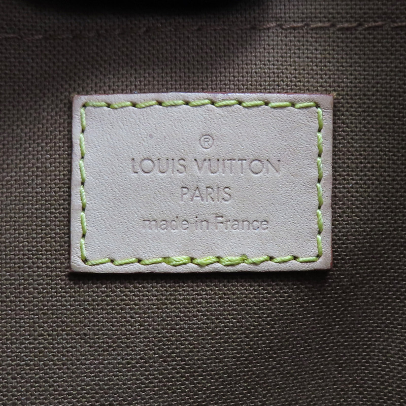 棕色 原花帆布 Multi Pochette Accessoires 肩背包【LOUIS VUITTON LV 路易威登】 M44813-8