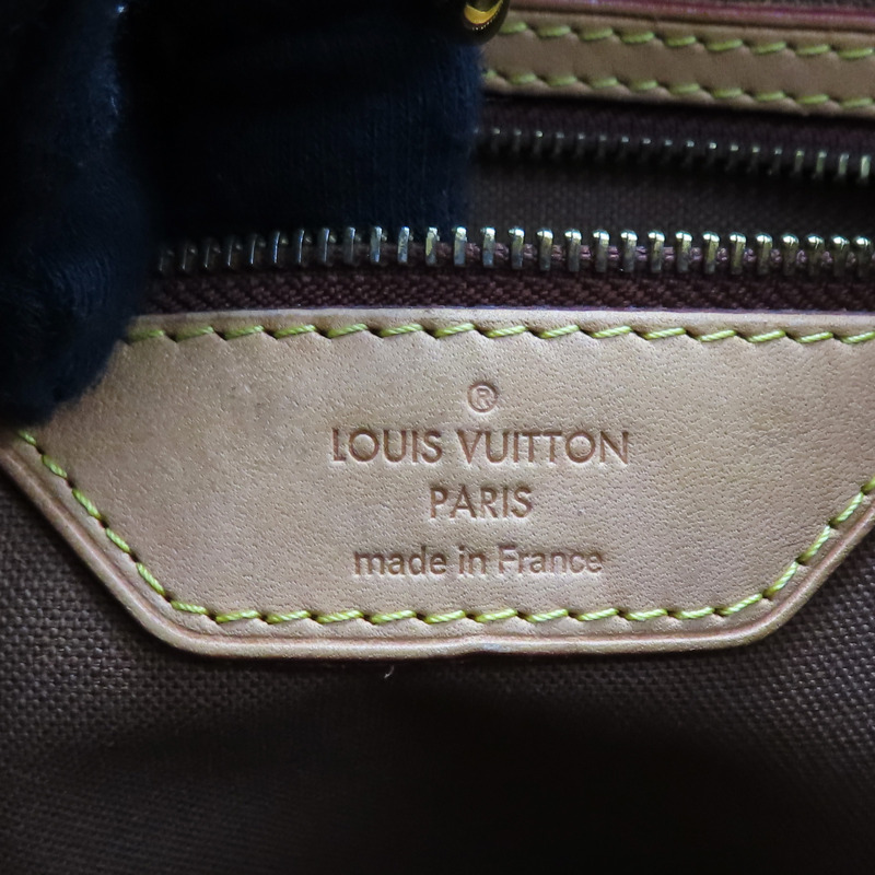 棕色 原花帆布 Batignolles Vertical 肩背包 M51153-6