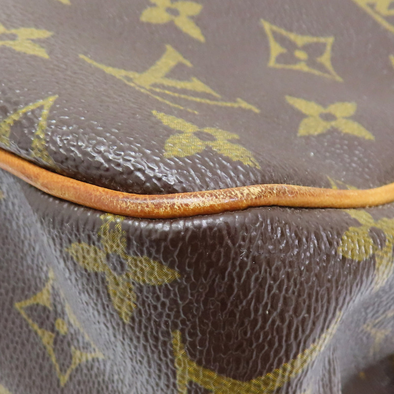 棕色 原花帆布 Batignolles Vertical 肩背包 M51153-10