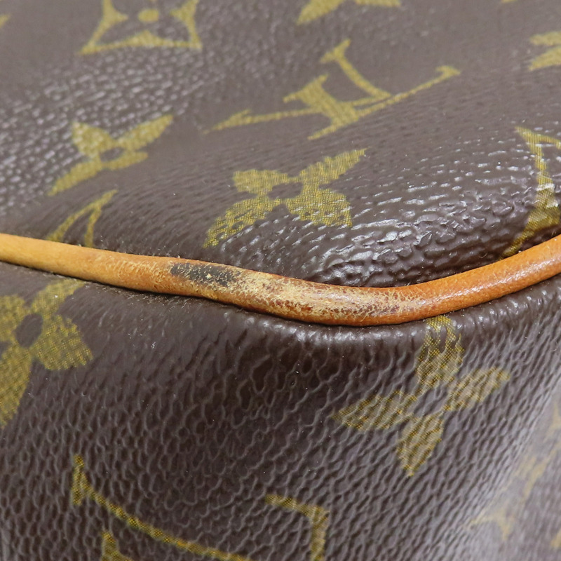 棕色 原花帆布 Batignolles Vertical 肩背包 M51153-11