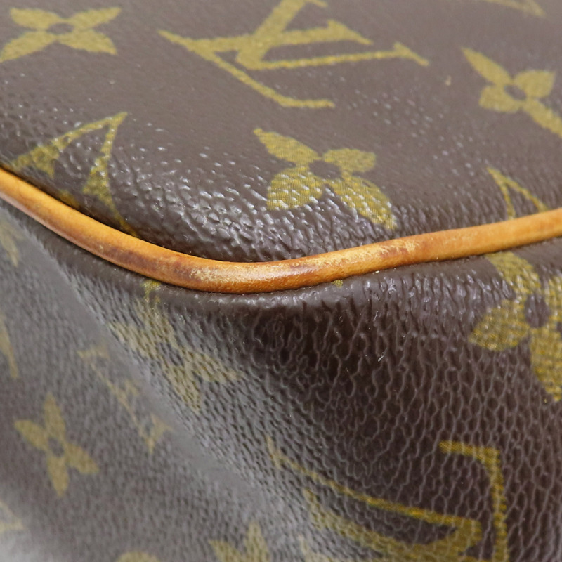 棕色 原花帆布 Batignolles Vertical 肩背包 M51153-12