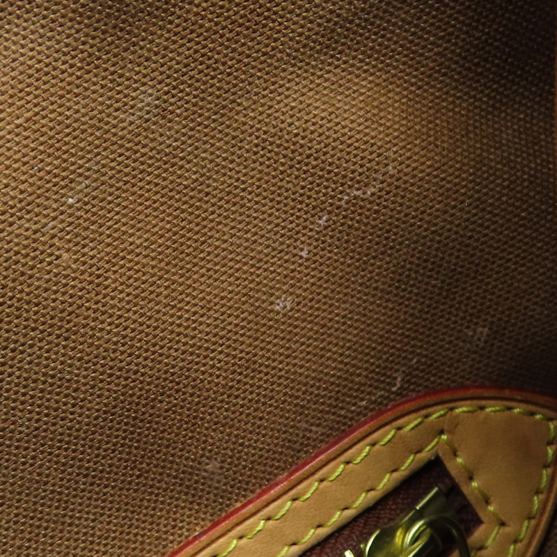 棕色 原花帆布 Batignolles Vertical 肩背包 M51153-17