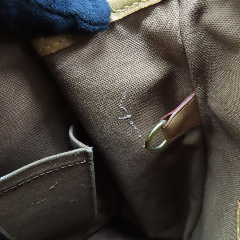 棕色 原花帆布 Batignolles Vertical 肩背包 M51153-18