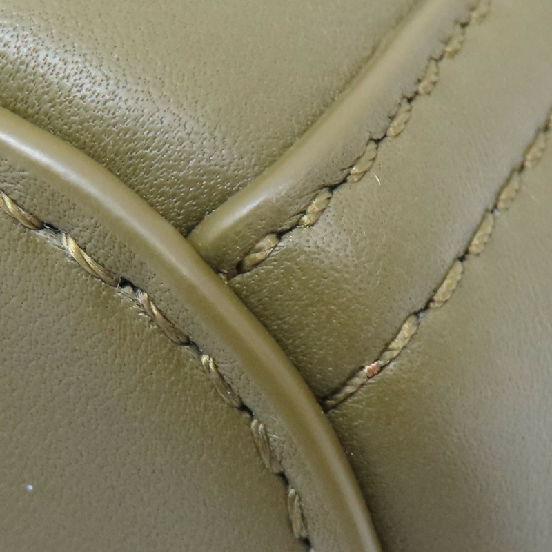 綠色 牛皮 Pebble Mini 肩背包-10