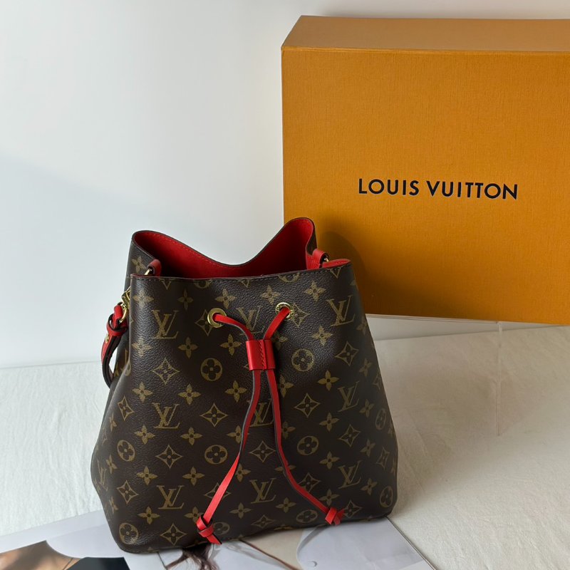LOUIS VUITTON Neonoe水桶包 - MM紅-0