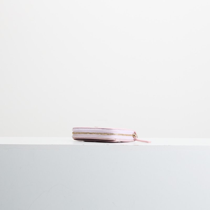 Chanel 新款拉鍊零錢包/粉色金釦-1