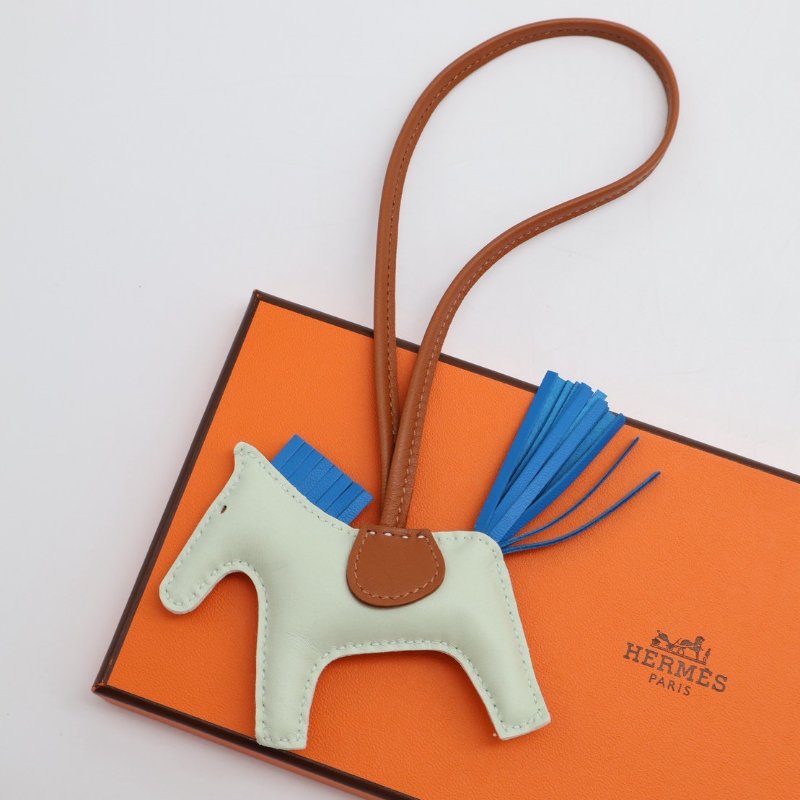 HERMES Rodeo小馬 - 氣泡綠 / 金棕 / 坦桑尼亞藍 B-0
